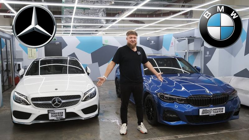 ТАЧКИ ПРОДЮСЕРОВ РАЗГОНА! C-CLASS VS 3 SERIES