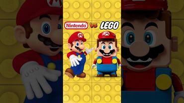 Nintendo VS LEGO Super Mario Characters Comparison