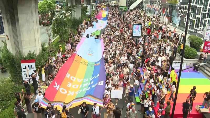 Thousands march in Bangkok's annual Pride parade | AFP