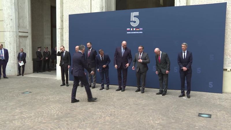 European Group of Five Defence Ministers meets in Rome | AFP