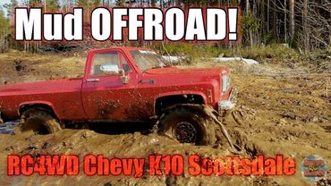 RC OFF ROAD Deep MUD! RC4WD TF2 Chevy K10 Scottsdale