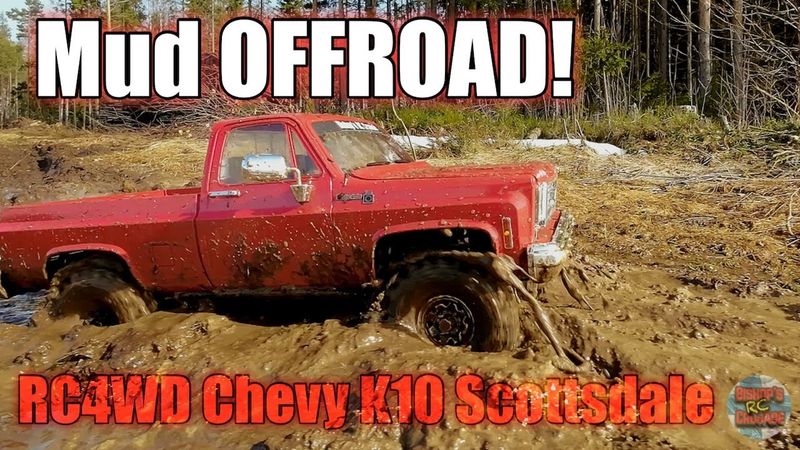 RC OFF ROAD Deep MUD! RC4WD TF2 Chevy K10 Scottsdale