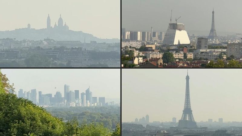 Ozone pollution cloud lingers over Paris amid heatwave | AFP