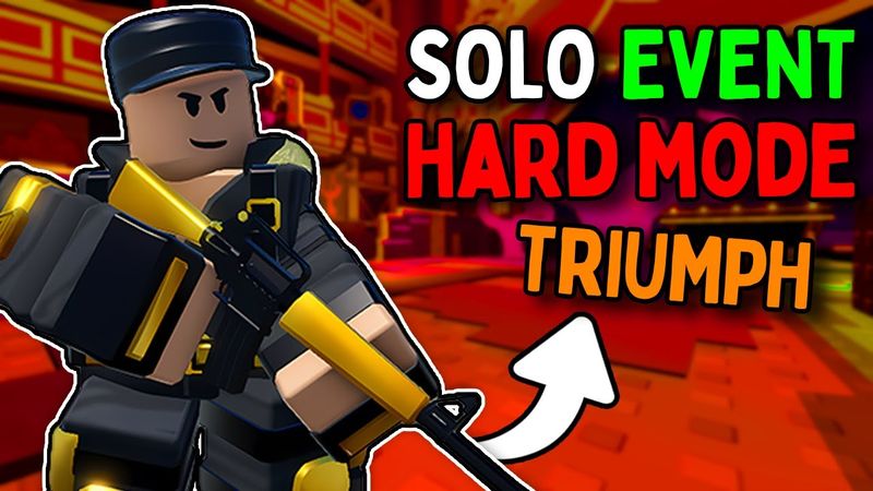 Solo Final Act Hard Mode Event Triumph - Tower Defense Simulator | TDS XMAS EVENT 2025