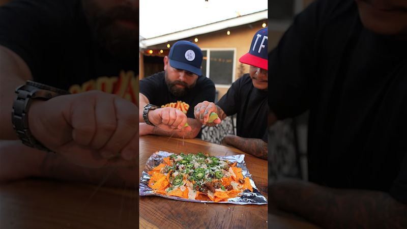 Surf and Turf Loaded Doritos #easyrecipe #nachos #surfandturf