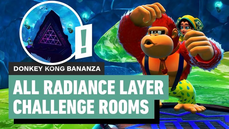 Donkey Kong Bananza: All Radiance Layer Challenge Rooms | Locations and Solutions