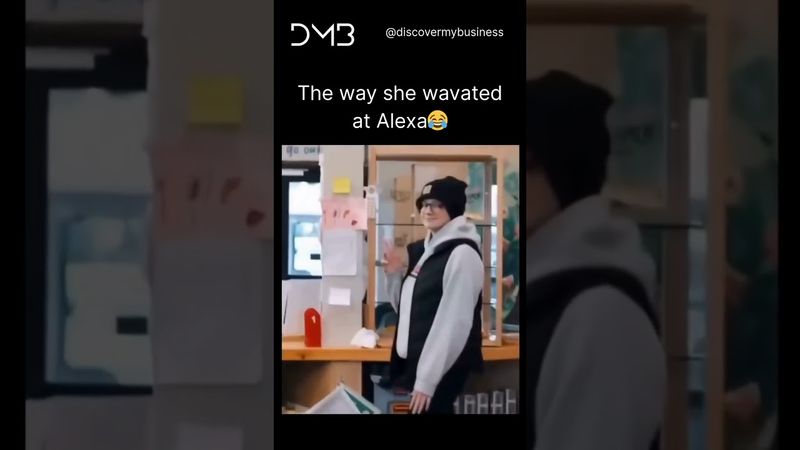 She really thought Alexa was the coffee machine 😭☕