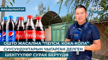 ОШТО ЖАСАЛМА “ПЕПСИ, КОКА-КОЛА” СУУСУНДУКТАРЫН ЧЫГАРГАН ДЕЛГЕН ШЕКТҮҮЛӨР СУРАК БЕРҮҮДӨ