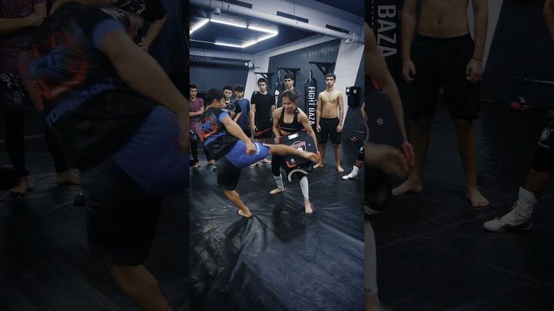 Лоу кик проверка силы удара