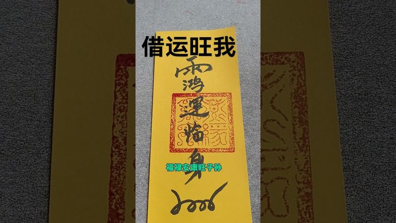 《借运》借运旺我！大发！接了！转发！功德无量！#正能量 #人生感悟 #国学文化 #道家文化 #民间文化 #佛教文化 #发财 #借运 #转运 #发财 #符咒 #口诀 #旺好運