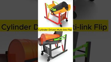 Driven Multi-link flip||mechanical mechanism||mechanism|#mechanical #mechanism #engineering #shorts
