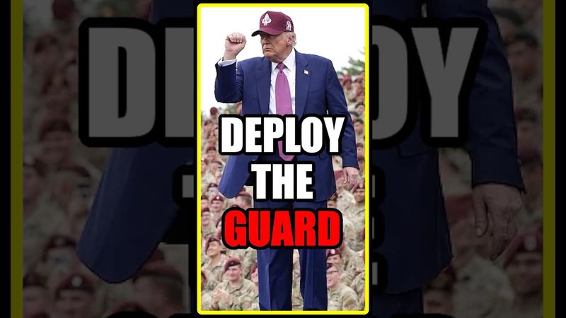 Trump is DEPLOYING the GUARD.