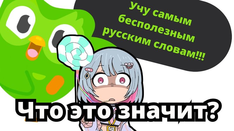 Дуолинго учит японку странному русскому. [定時で帰りたい会社員]