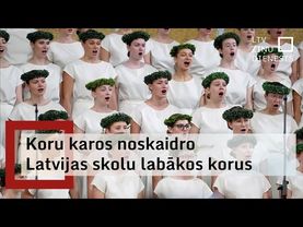 Ar Koru kariem sākušies Skolu jaunatnes dziesmu un deju svētki