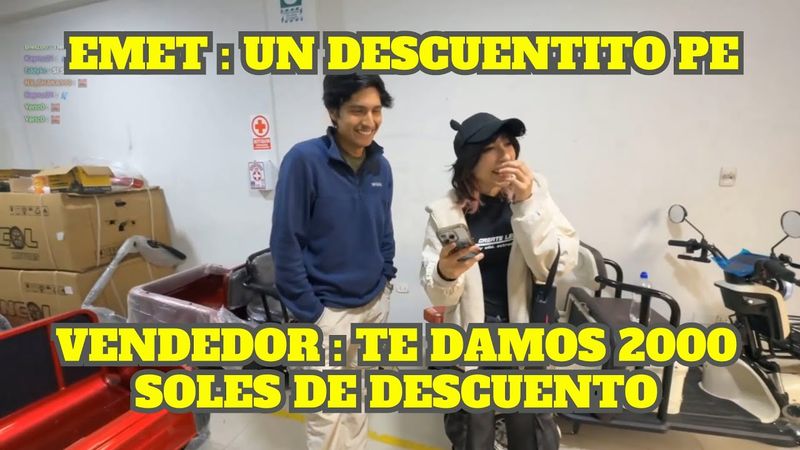 EMET REGATEA EL PRECIO DE SU NUEVO CARRO