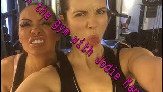 Back in the gym with Jodie Marsh
