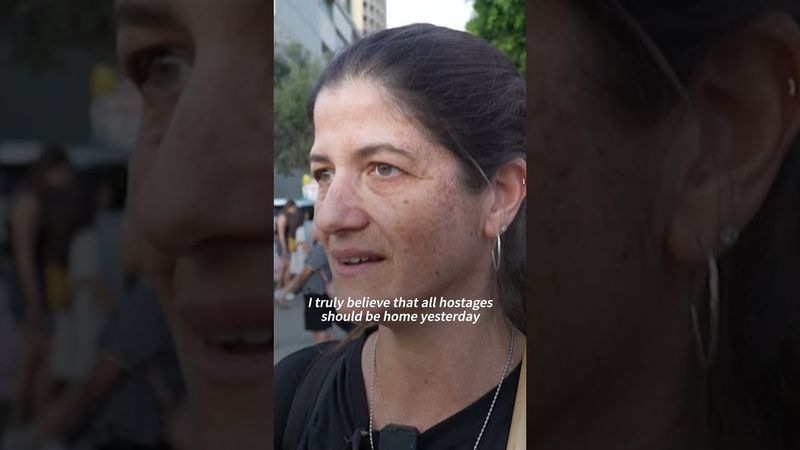 Mass rally in Tel Aviv calls for end to Gaza war, hostage deal