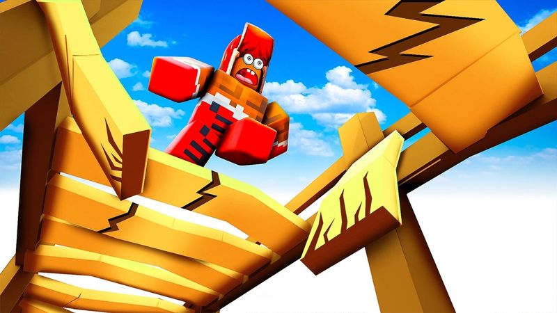 ПРОЙДИ ПО МОСТУ и НЕ УПАДИ! 😱 МОСТ СЛОМАН В РОБЛОКС!