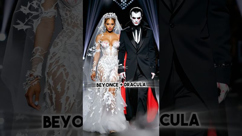 💀 عرض أزياء الموتى الأحياء – مشاهير مع أيقونات الرعب الشهيرة 🖤