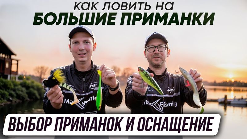 Как ловить на большие приманки. Выбор приманок и оснащение | Серия 2