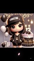 Christine Hip-Hop Style Happy Birthday Song. (Funny Happy Birthday so...