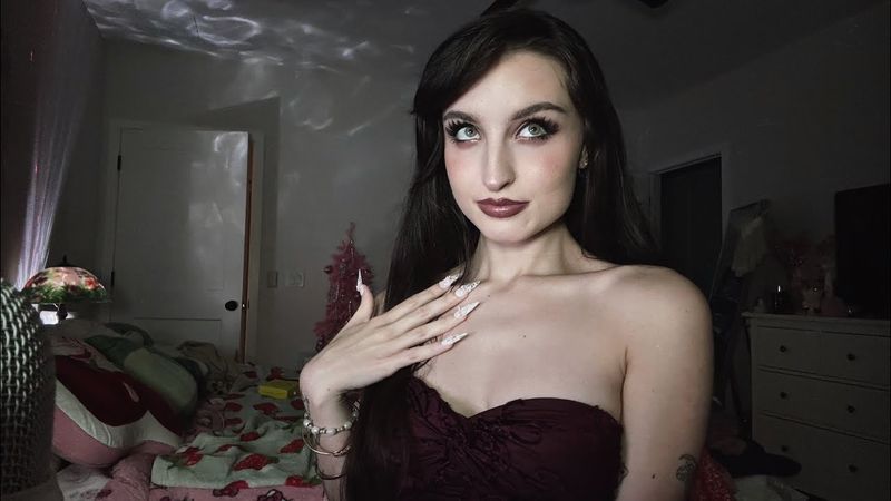 Collarbone Tapping ASMR w/ Skin Brushing/Tracing & Hand Sounds