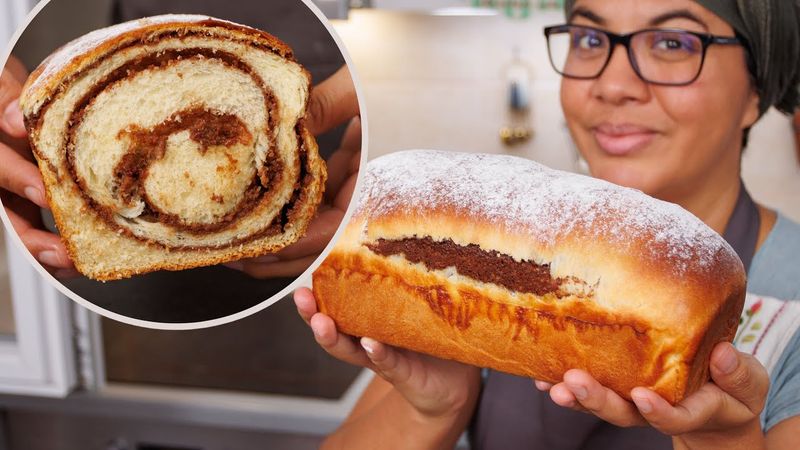 Pan dulce remolino de chocolate perfecto para Navidad