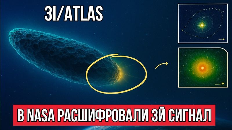 Новейший Зонд NASA обнаружил скрытый отраженный сигнал от 3I/Atlas