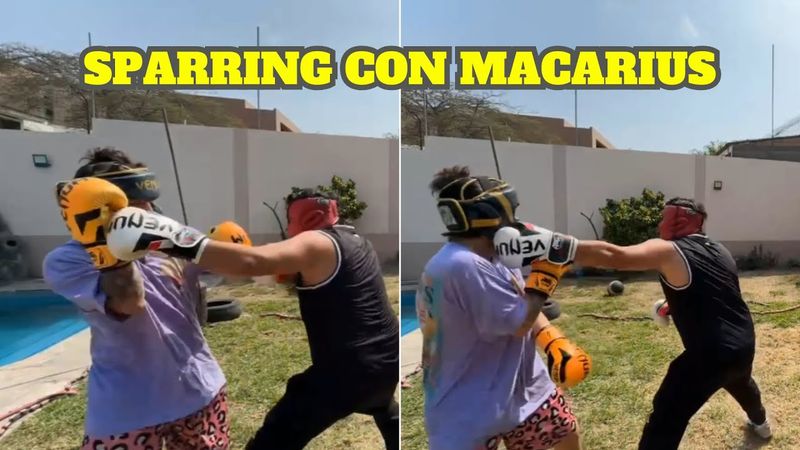 GLOGLO Y MACARIUS HACEN UN SPARRING