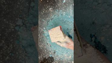 Multiple colors + baby oil cornstarch