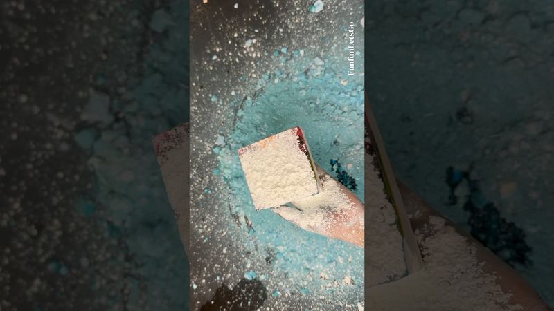 Multiple colors + baby oil cornstarch