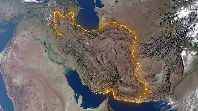 Iran google map