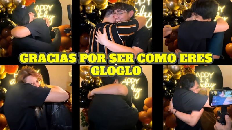 TODOS LOS INVITADOS LE DEDICAN UNAS BONITAS PALABRAS A GLOGLO POR SU CUMPLEAÑOS