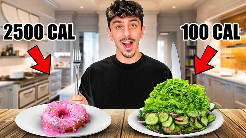 Eating Highest VS Lowest Calorie Food - Challenge