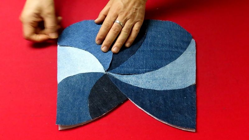 DIY"자투리 원단" 을 활용하여 "튤립 토트백" 만드는 방법!/patchwork tulip tote bag/scraps/old jeans