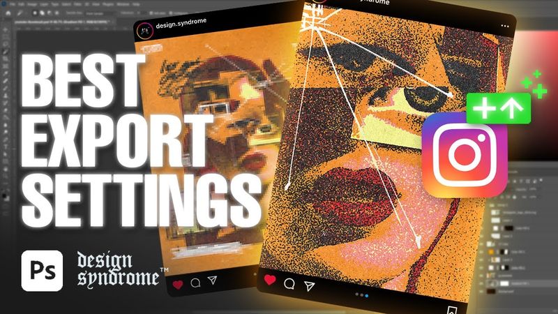 Best Image Export Settings  | Photoshop Tutorial  | Tik-Tok  Social Media