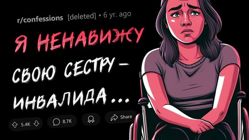 Я ненавижу свою СЕСТРУ, у которой ПОВРЕЖДЕН МОЗГ (ПРИЗНАНИЯ #5)