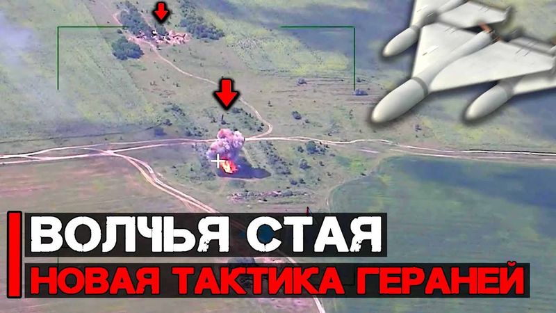 Новая тактика Гераней "Волчья Стая" | Герань-2 в действии