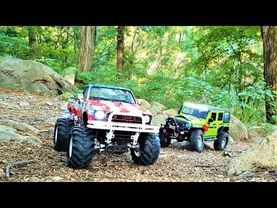 RC Car Tamiya Bruiser & SCX10 II Trail Ride Adventure 3