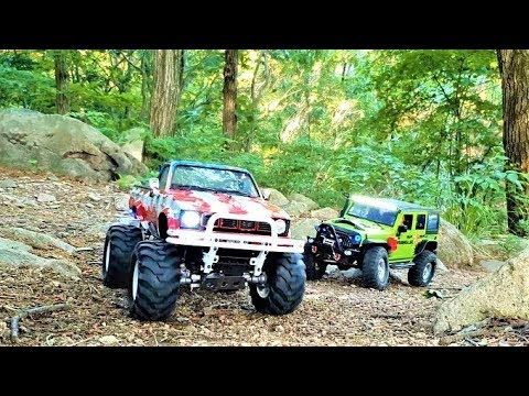 RC Car Tamiya Bruiser & SCX10 II Trail Ride Adventure 3