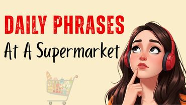 ENGLISH SHADOWING PRACTICE | DO SHADOWING WITH DAILY PHRASES AT A SUPERMARKET | EP215