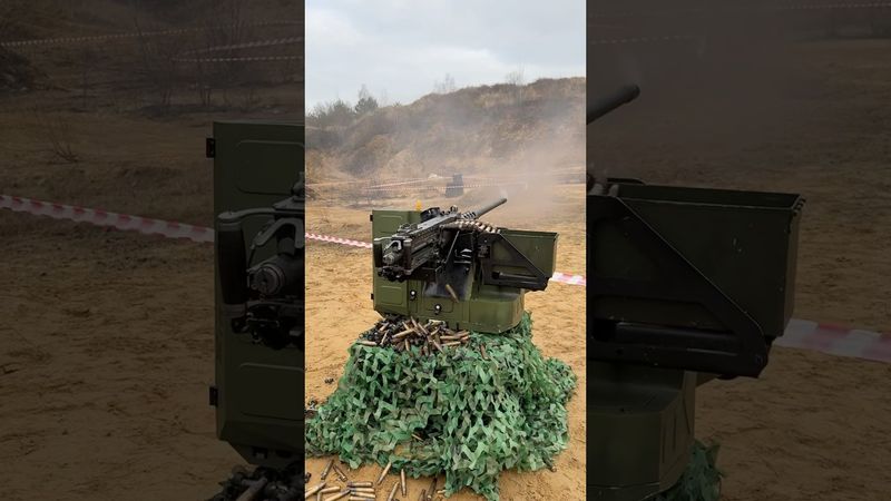 Browning M2 12,7mm - zdalna stacja bojowa