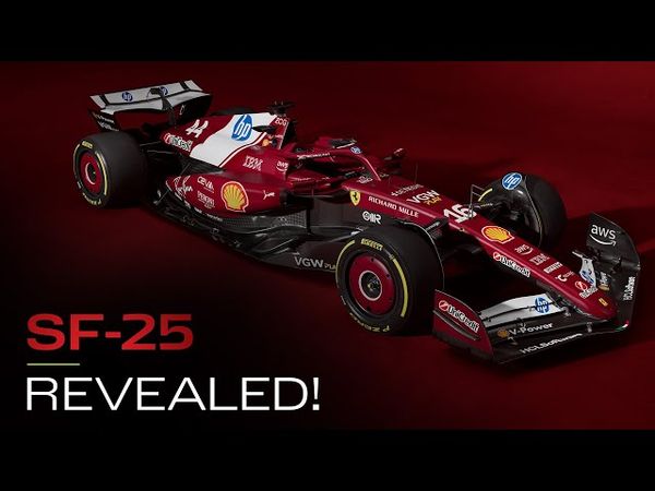Ferrari SF-25 REVEALED! First Look at Ferrari’s 2025 F1 Car