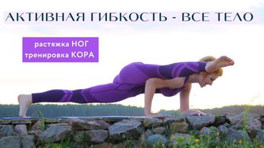 Активная ГИБКОСТЬ  - глубокие положения / Растяжка НОГ - раскрытие ТБС