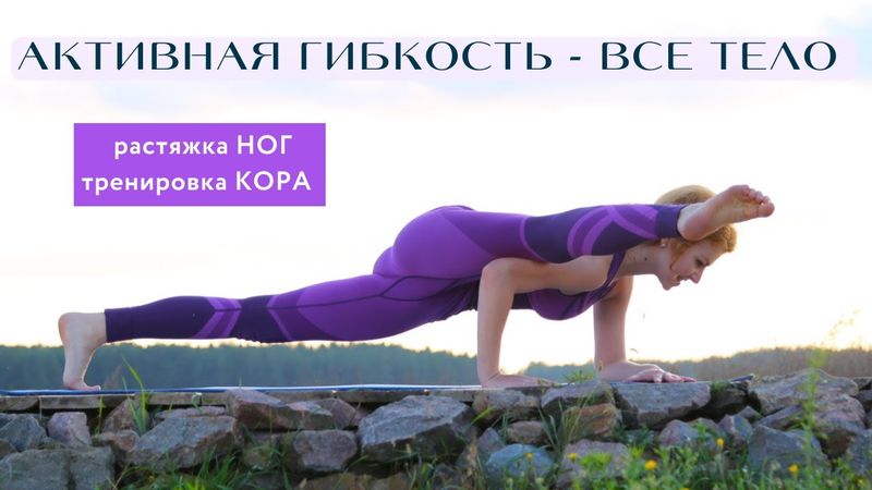 Активная ГИБКОСТЬ  - глубокие положения / Растяжка НОГ - раскрытие ТБС