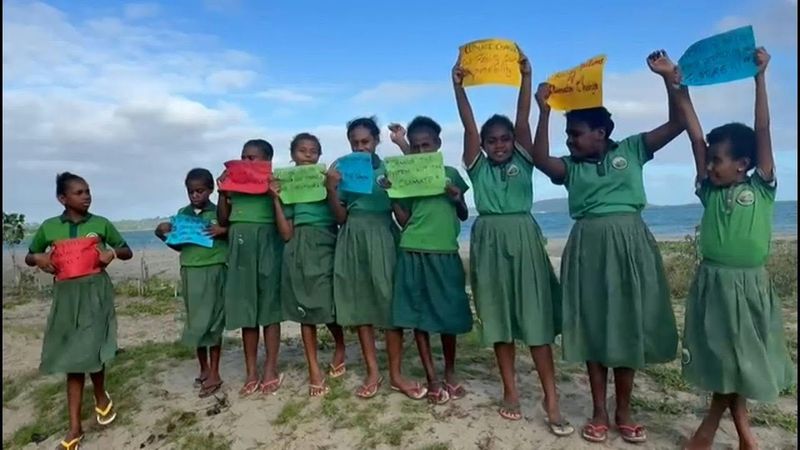 Vanuatu school pupils call for climate action after ICJ ruling | AFP
