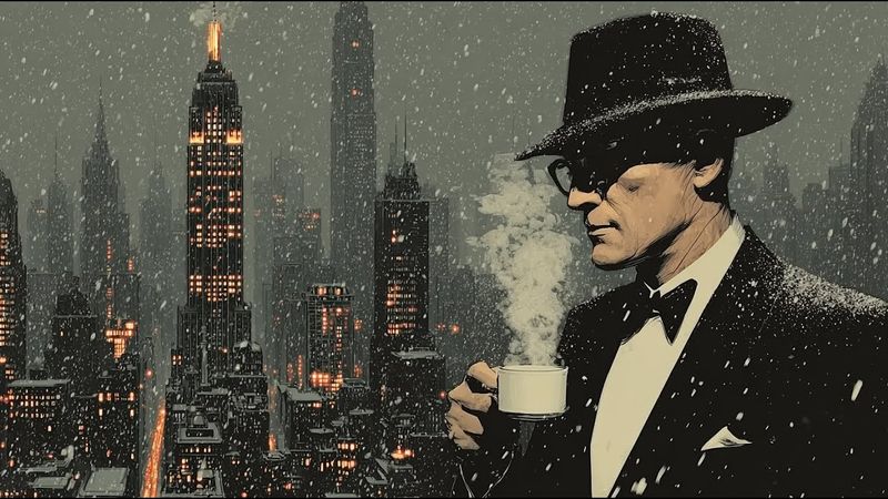 Snowfall & Cozy Slow Jazz.| Retro Jazz