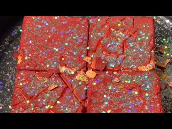 Dusty Crusty Orange Dyed Fresh Chalk