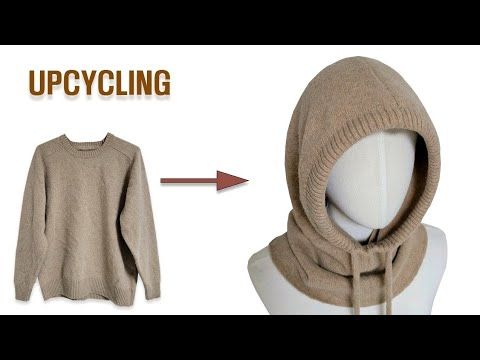 DIY 안입는 니트로 인기 있는 바라클라바 만들기/Making Knit Balaclavas/ 아이들 것도 가능/also available for children/니트 리폼