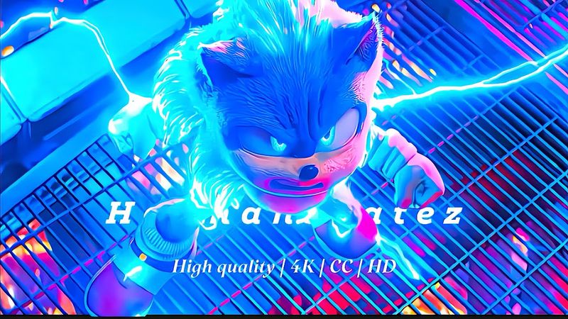 Sonic 3 | Sonic Scenepack 4K Twixtor [HD | CC | 4K]